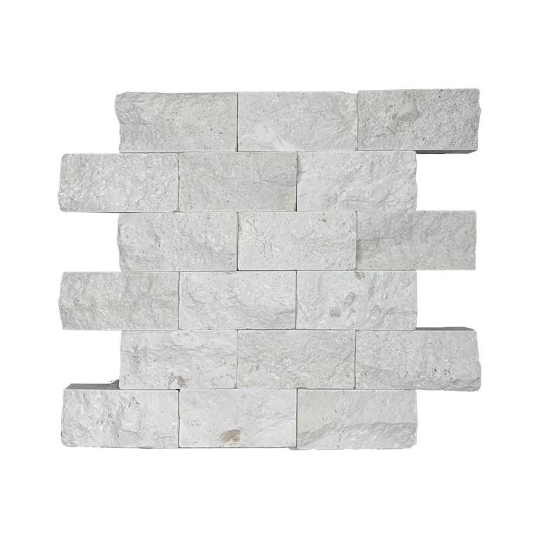 White Seashell Limestone Tile Sinai Marble Stone