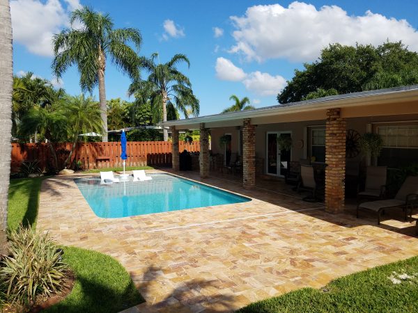 Autumn Blend Travertine 6 x 12 Pool Coping