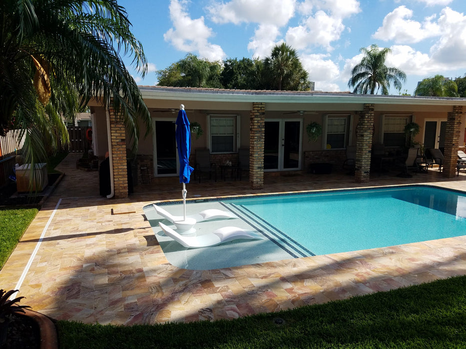 Autumn Blend Travertine 6 x 12 Pool Coping