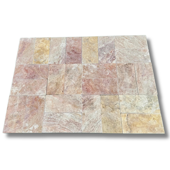 Autumn Blend Travertine 6 x 12 Pool Coping