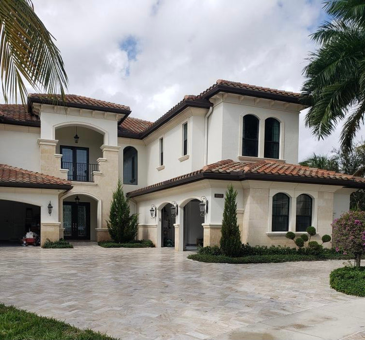 Avorio Travertine 6 x 12 Tumbled Paver