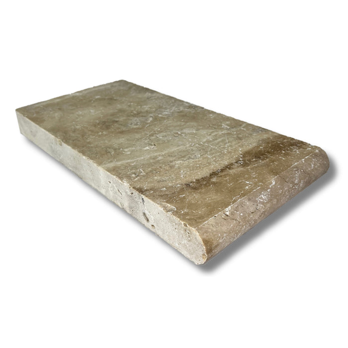 Avorio Travertine 6 x 12 Tumbled Pool Coping