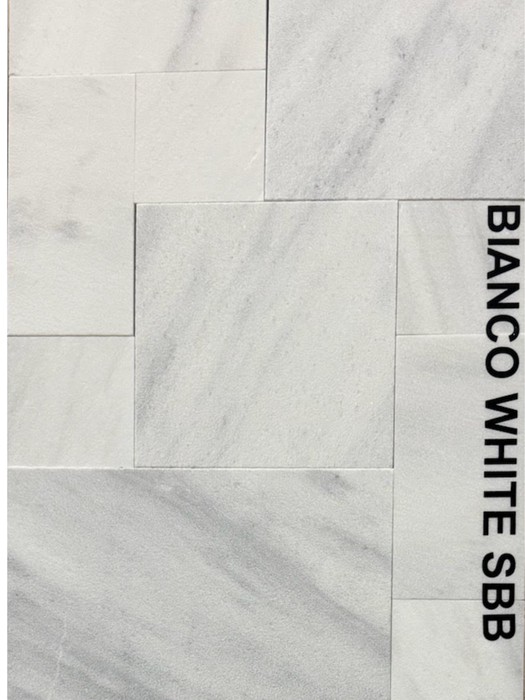 BIANCO WHITE MARBLE TILE 24X24 POLISHED