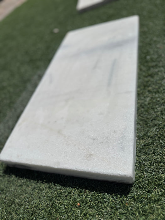 Bianco White Marble Paver 12 x 24 Tumbled (5cm)