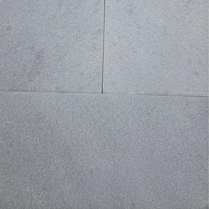 Bianco White Marble Paver 6X12 Sandblasted and Brushed (VC)