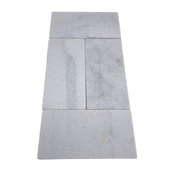 Bianco White Marble Paver 6X12 Tumbled (VC)