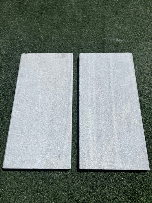 Bianco White Marble Pool Coping 12X24X3CM (VC) BUSHAMMERED BRUSHED