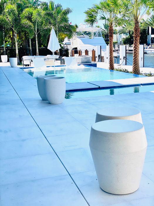 Bianco White Marble Sandblasted Brushed French Pattern Paver