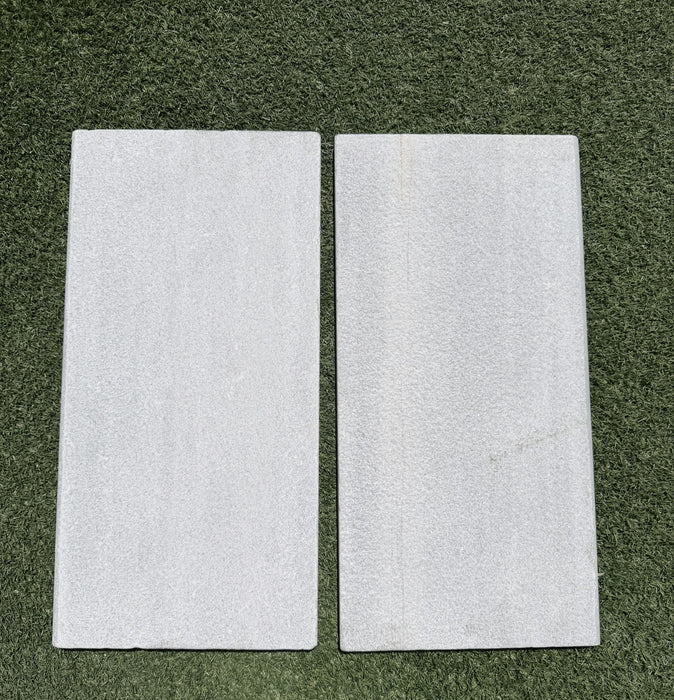 Bianco White Marble Pool Coping 12X24X3CM (VC) BUSHAMMERED BRUSHED