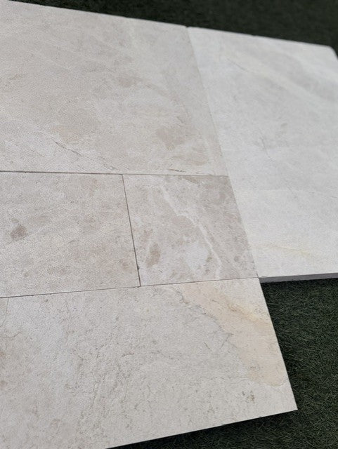 Botticino Paver French Pattern Leathered