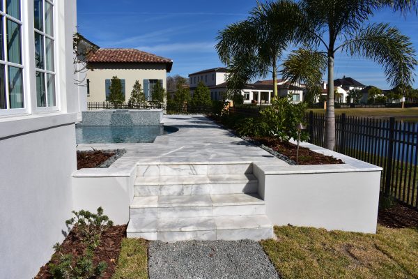 Carrera Marble 12 x 24 Tumbled Paver