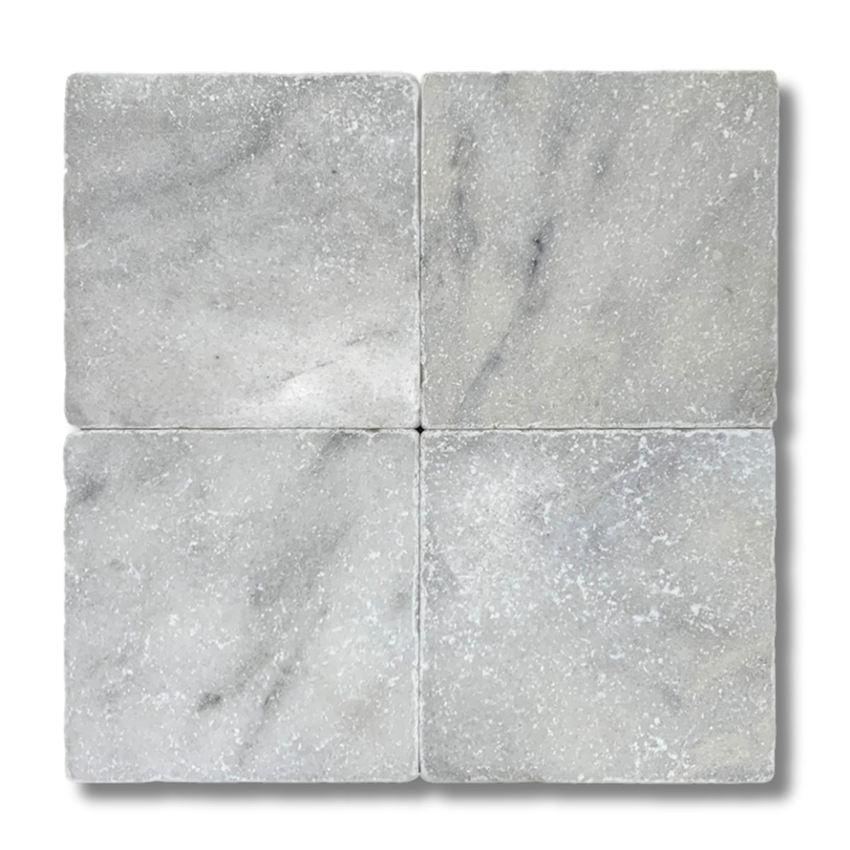 Carrera Tumbled Mosaic Tile 6 x 6 — Sinai Marble and Stone