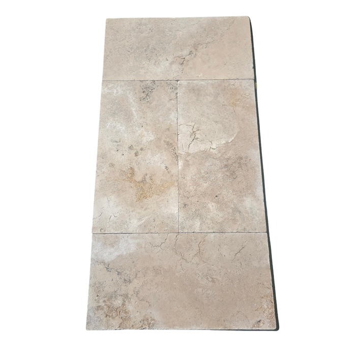 Travertine Country Classic Pavers 12 x 24 Tumbled