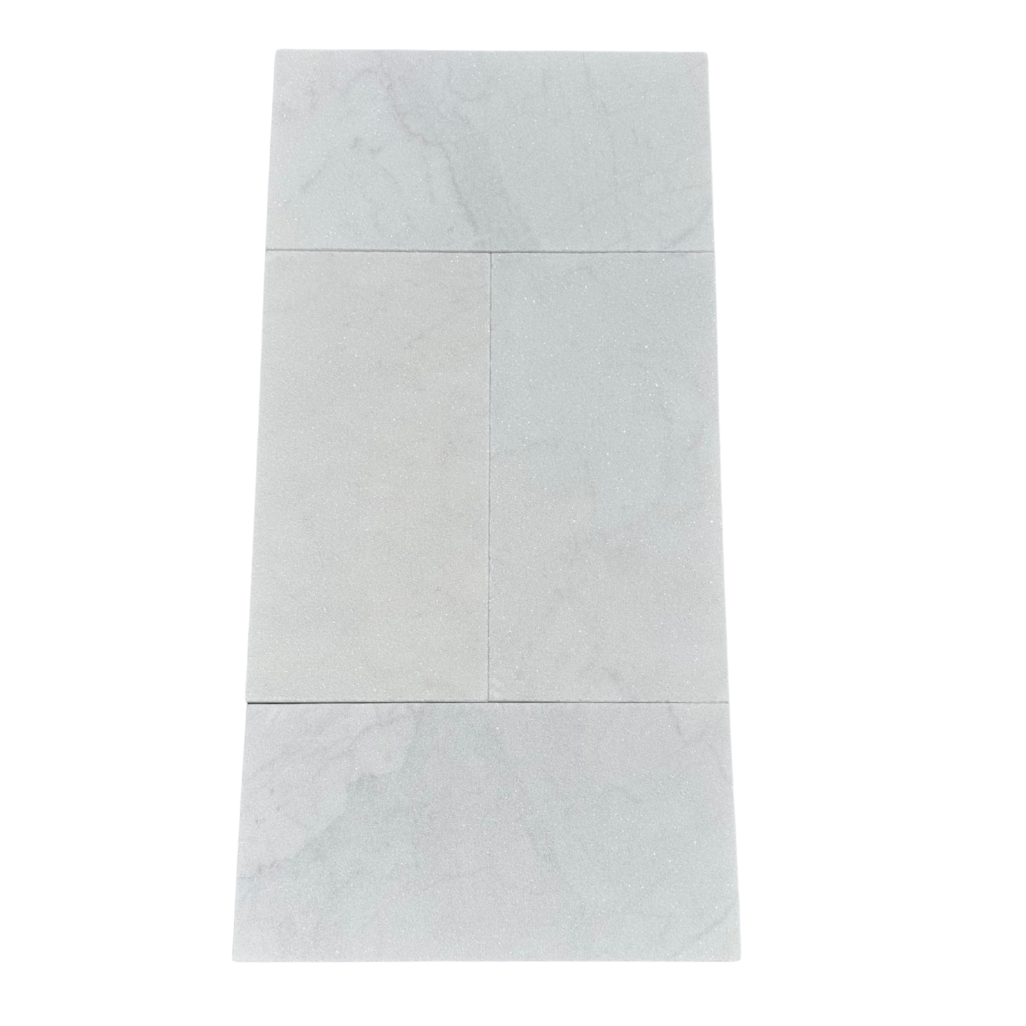 Fantasy White Marble Paver 12 x 24 Sandblasted — Sinai Marble and Stone
