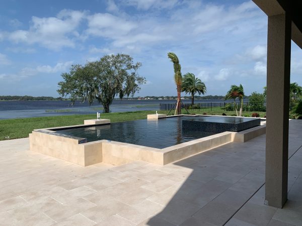 Galala Cream French Pattern Tumbled Paver