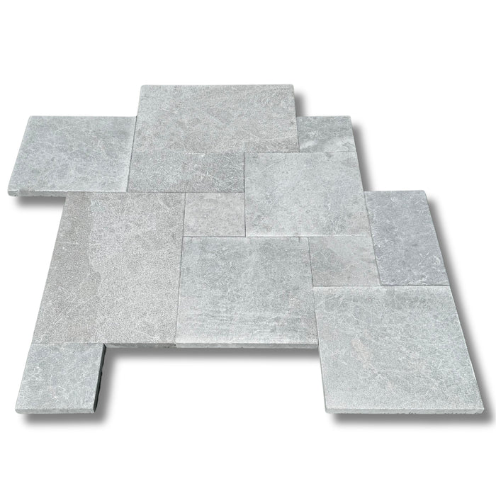 Gabriella Grey French Pattern Sandblasted and Brushed Paver