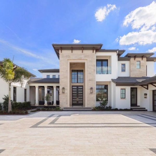 Galala Cream French Pattern Tumbled Paver