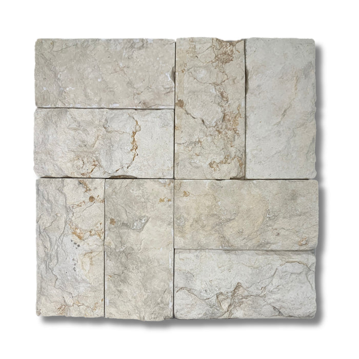 Galala Cream 3 x 6 Split Face Mosaic Tile