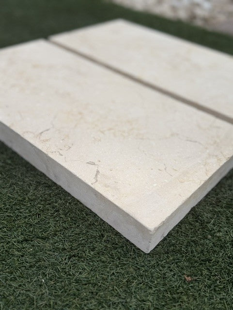 Galala Cream Pavers 12 x 24 x 5 Cm Tumbled