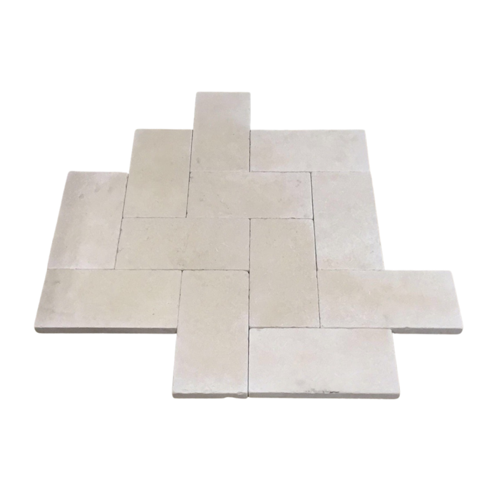 Galala Cream Pavers 6 x 12 x 5 Cm Tumbled