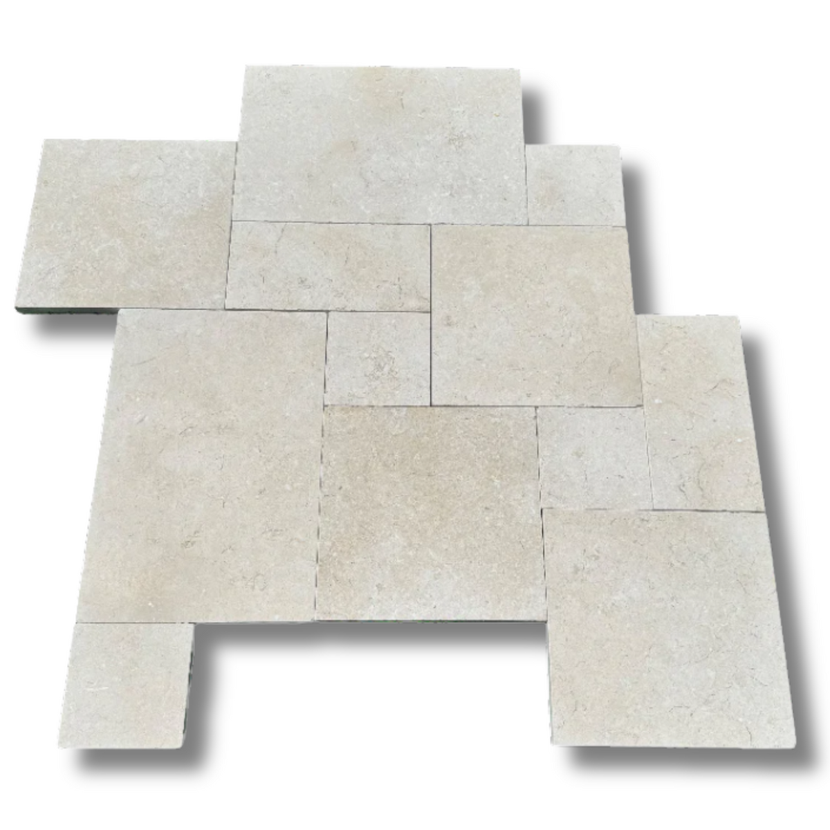 Galala Cream Paver French Pattern Tumbled — Sinai Marble and Stone