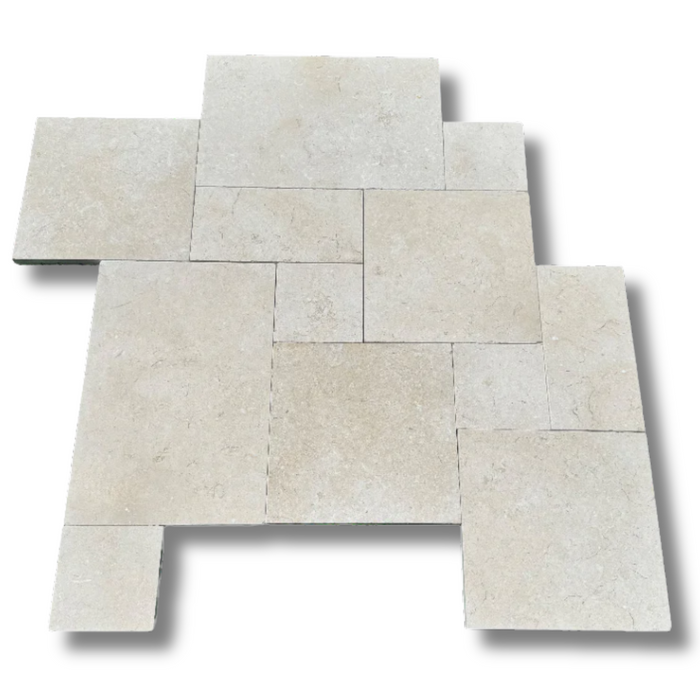 Galala Cream French Pattern Tumbled Paver