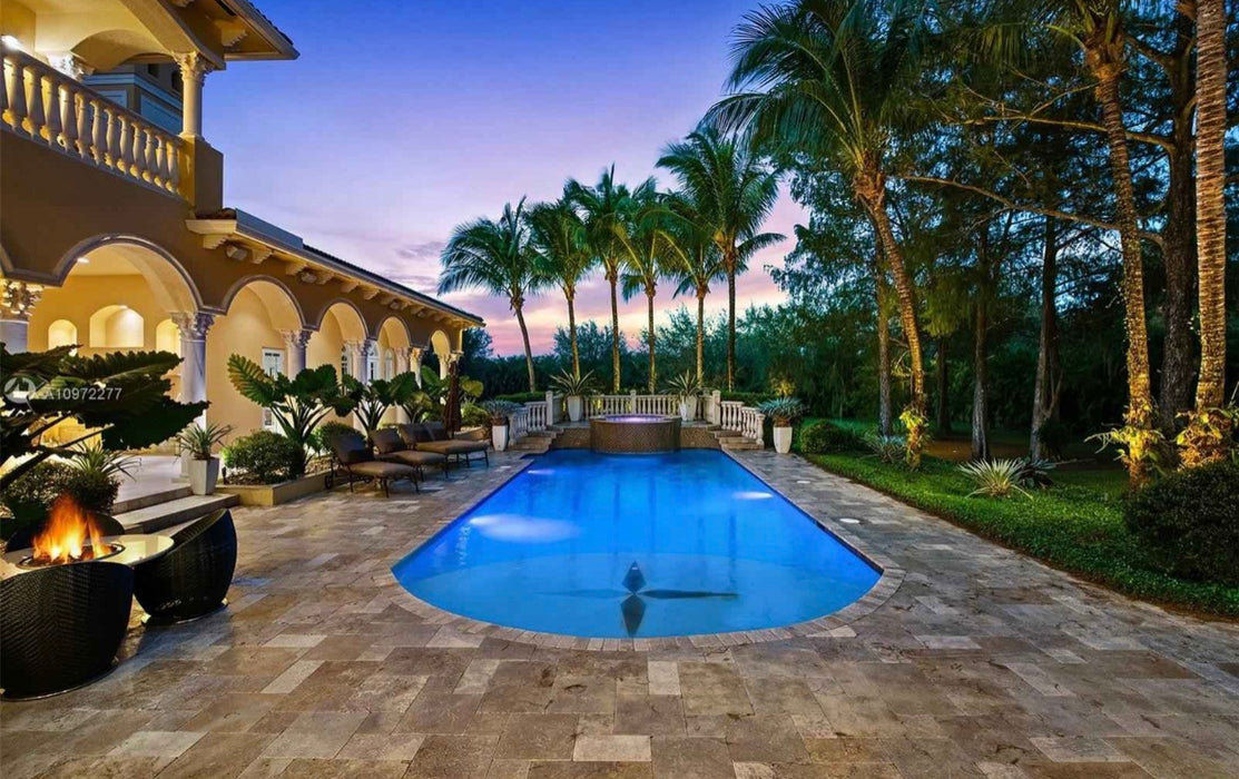 Gold Travertine 6 x 12 Tumbled Pool Coping