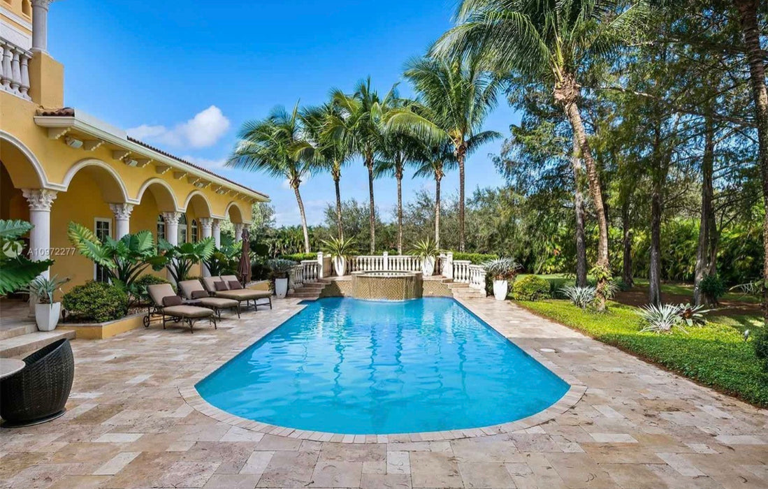 Gold Travertine 6 x 12 Tumbled Pool Coping