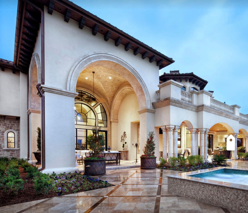 Gold Travertine 6 x 12 Tumbled Pool Coping