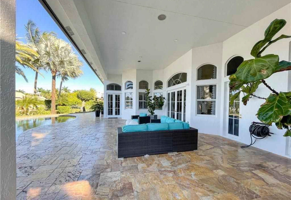 Gold Travertine 6 x 12 Tumbled Pool Coping