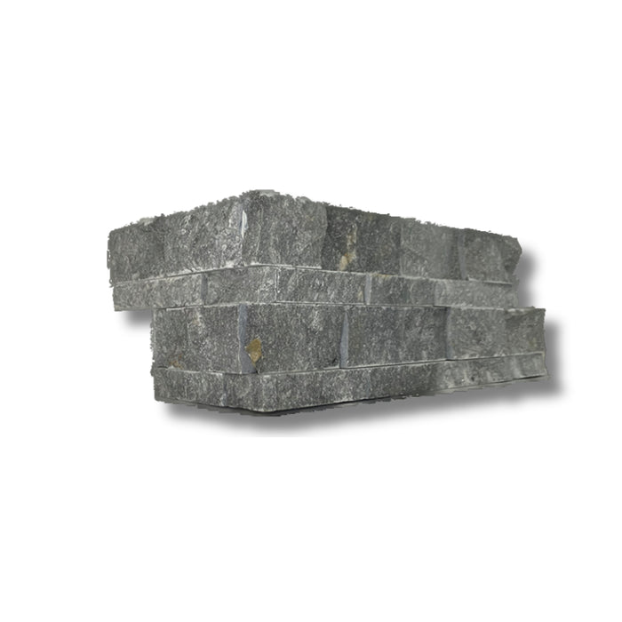 Gray Blue Tahoe 6 x 24 Split Face Corner Ledger Panel