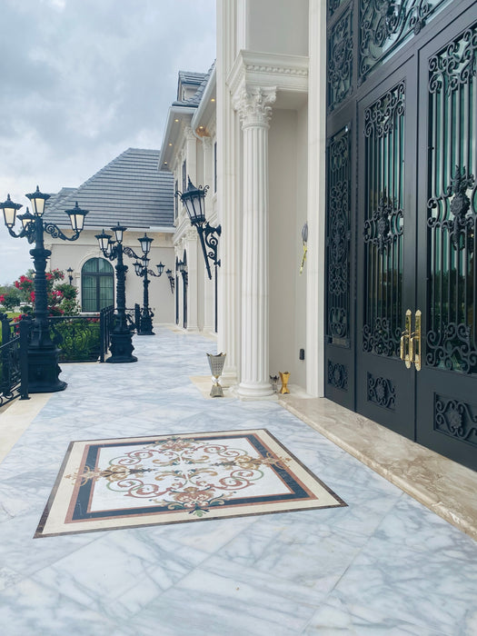 Carrera Marble 12 x 24 Tumbled Paver