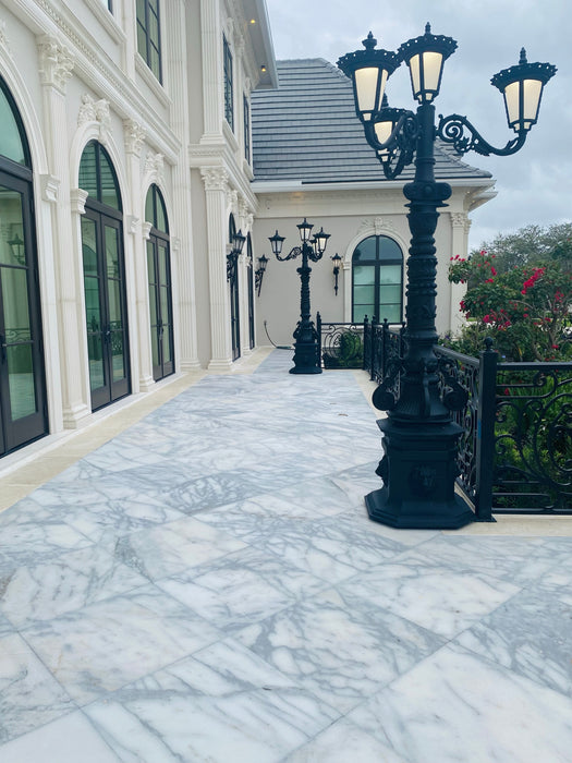 Carrera Marble 12 x 24 Tumbled Paver