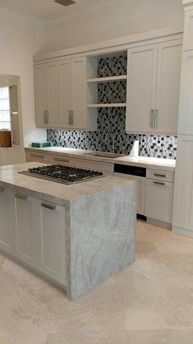 Ivory Travertine 24 x 24 Filled and Honed Tile