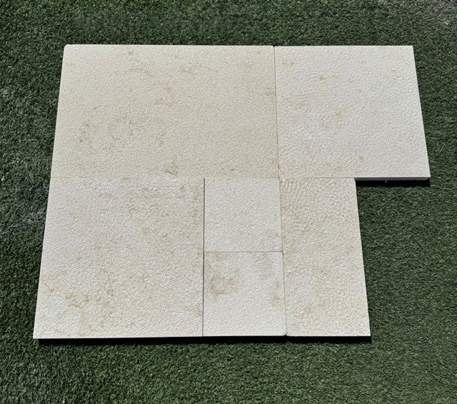 Key West French Pattern Tumbled and Brushed Paver