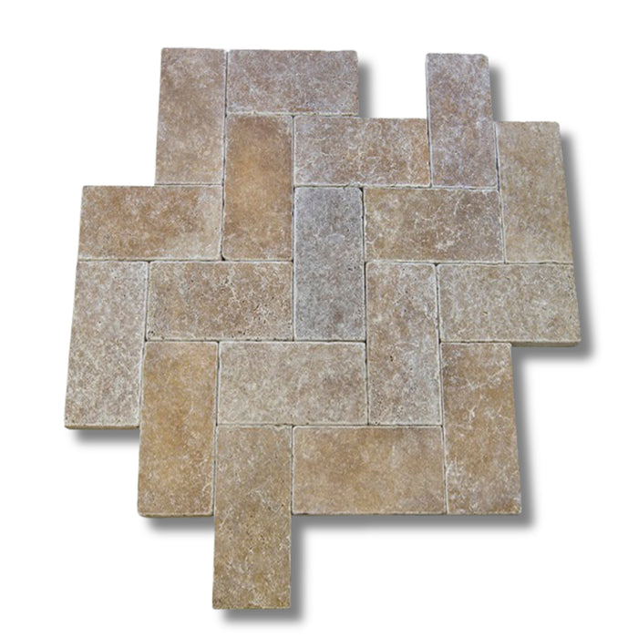 Noche Travertine 6 x 12 Tumbled Paver