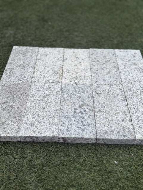 Platinum Granite Paver 4 x 8 Sandblasted and Brushed