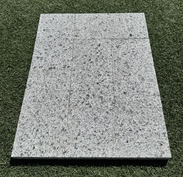 Platinum Granite Paver 6 x 12 Sandblasted and Brushed