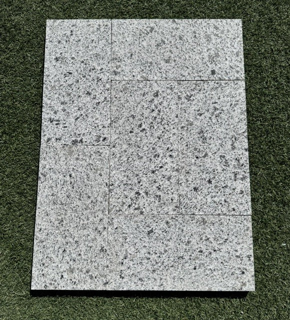 Platinum Granite Paver 6 x 12 Sandblasted and Brushed