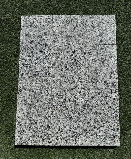 Platinum Granite Paver 6 x 12 Sandblasted and Brushed