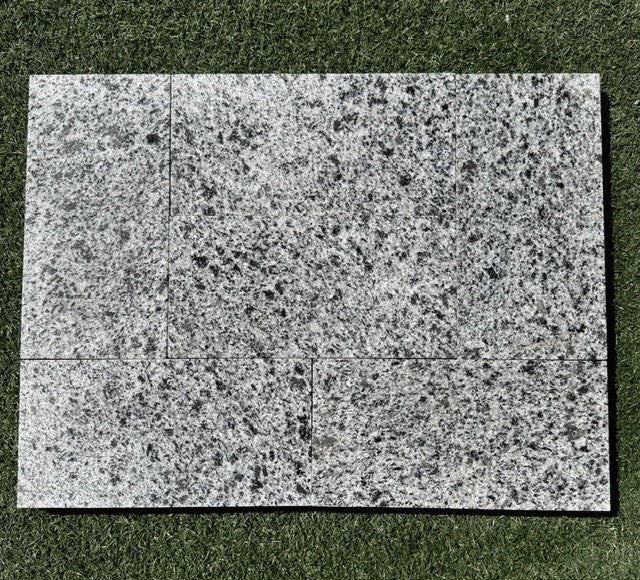 Platinum Granite Paver 6 x 12 Sandblasted and Brushed