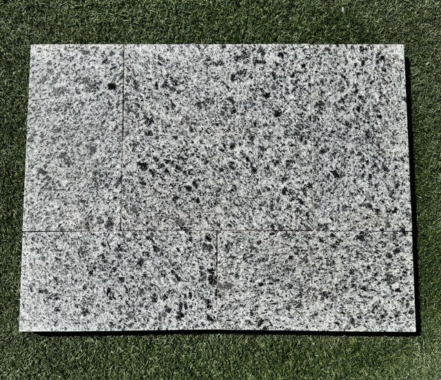 Platinum Granite Paver 6 x 12 Sandblasted and Brushed