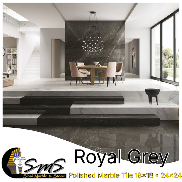 ROYAL GRAY TILE 24X24 POLISHED