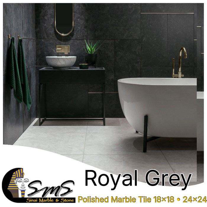 ROYAL GRAY TILE 24X24 POLISHED