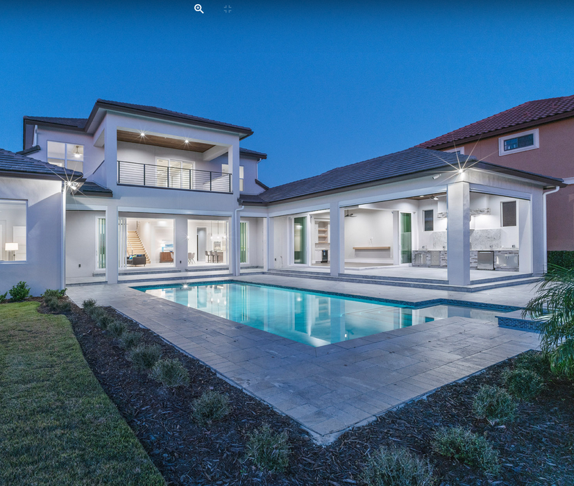 Gray Blue Tahoe French Pattern Sandblasted Paver