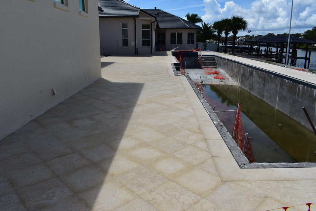 Sinai Shell 24 x 24 Brushed and Tumbled Paver