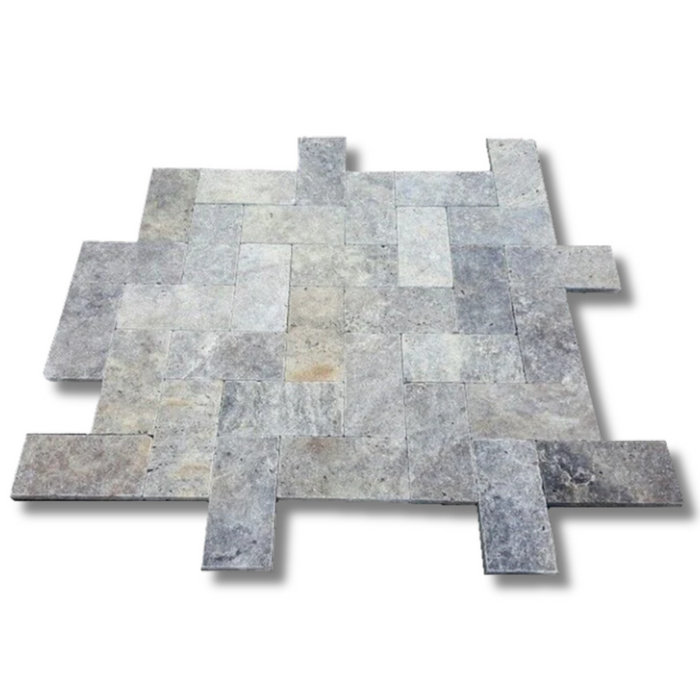 Silver Travertine 6 x 12 Stone Drain