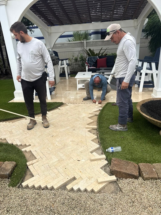 Sinai Shell Cobblestone Pavers 2” x 8” x 3 Cm