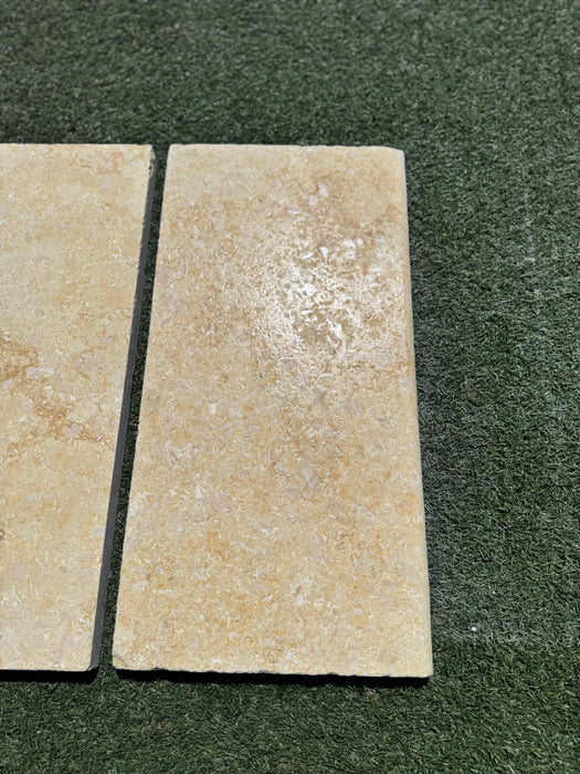 Sinai Shell Stone Coping 12 x 24 x 3 Cm Brushed & Tumbled