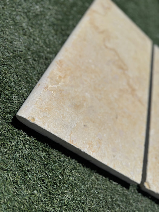 Sinai Shell Stone Coping 12 x 24 x 3 Cm Brushed & Tumbled